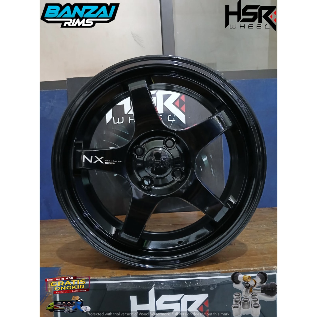 Velg  Mobil Racing Ring 16 Model Palang 5 Cocok Untuk Calya Sigra Swif Ignis Brio Hsr Kailolo R 16