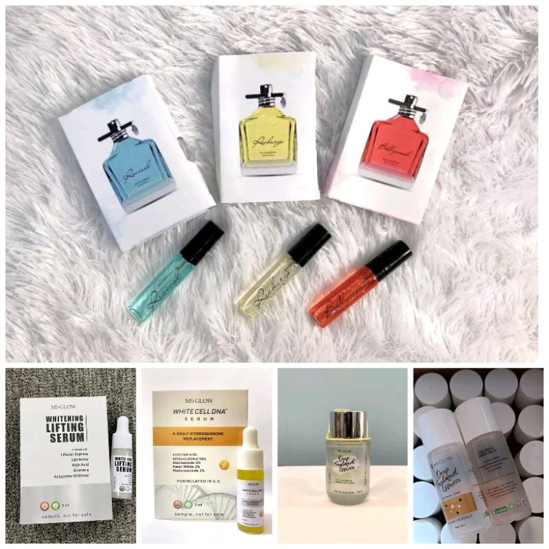 -MSGLOW- TRAVEL SIZE | SERUM DNA MINI | SERUM LIFTING MINI | DTE MINI | PARFUM AURA MINI