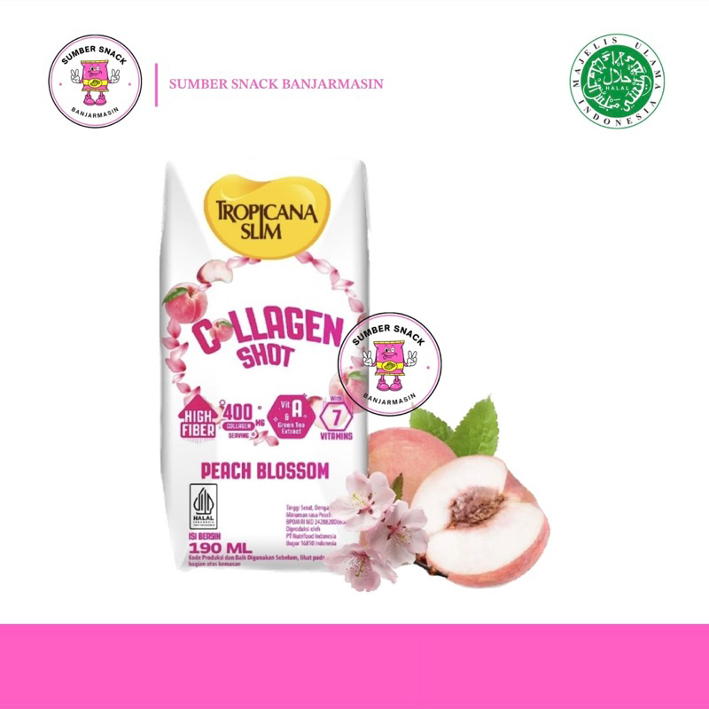 

Tropicana Slim Collagen Shot Peach Blossom (190ml)