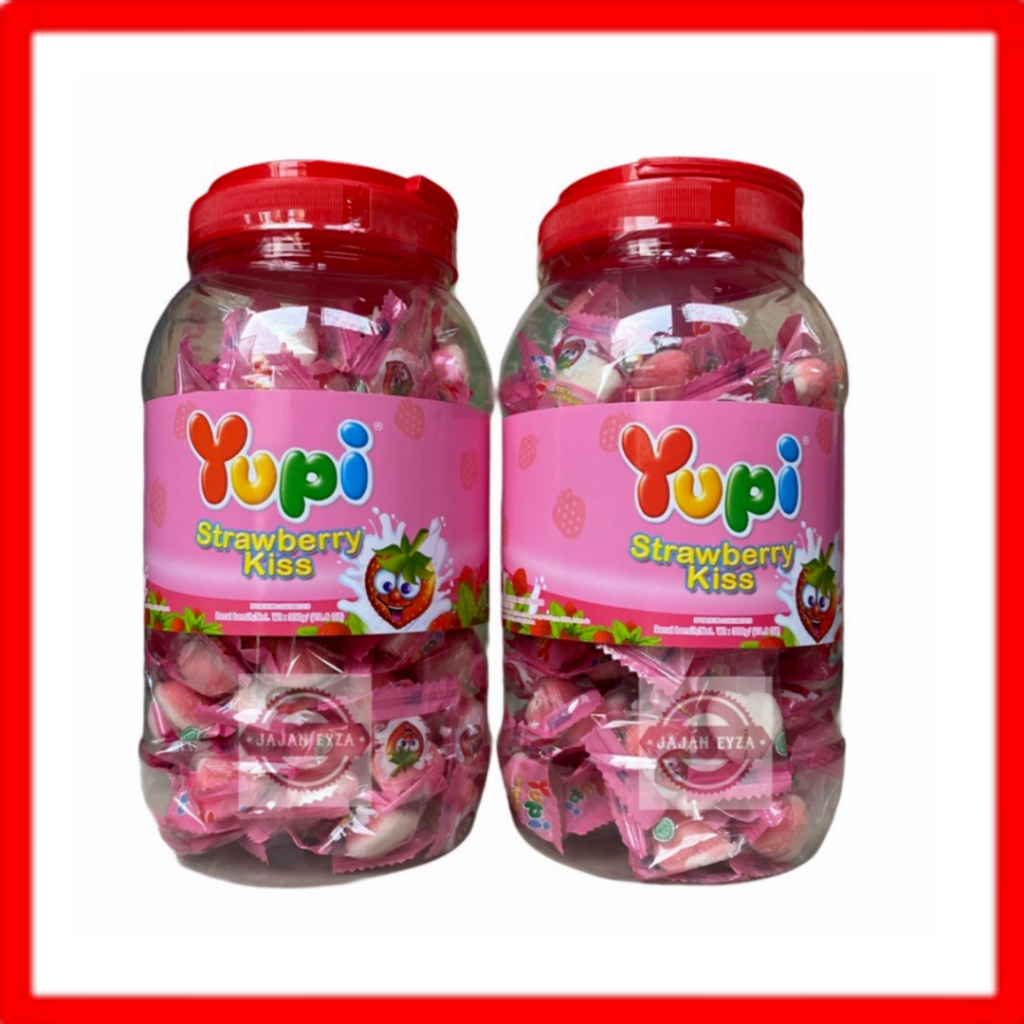 

PERMEN YUPI STRAWBERRY KISS TOPLES