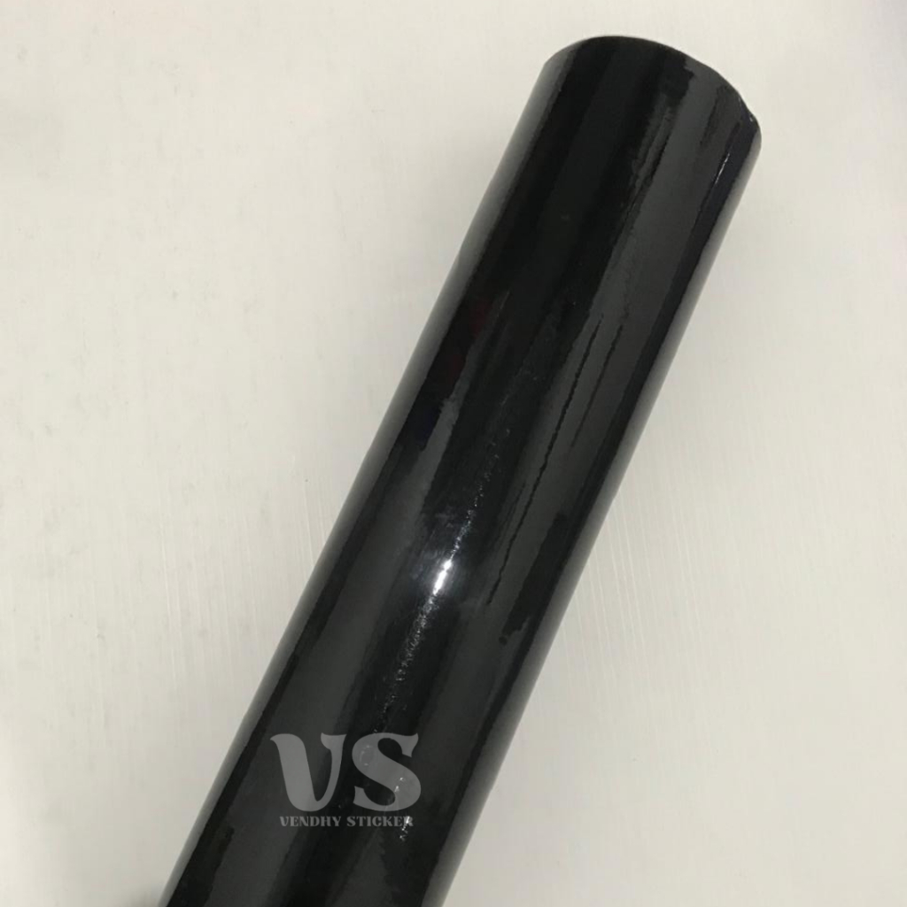 [ROLL] Sticker Skotlet Hitam Glossy I Stiker Skotlet Black Glossy