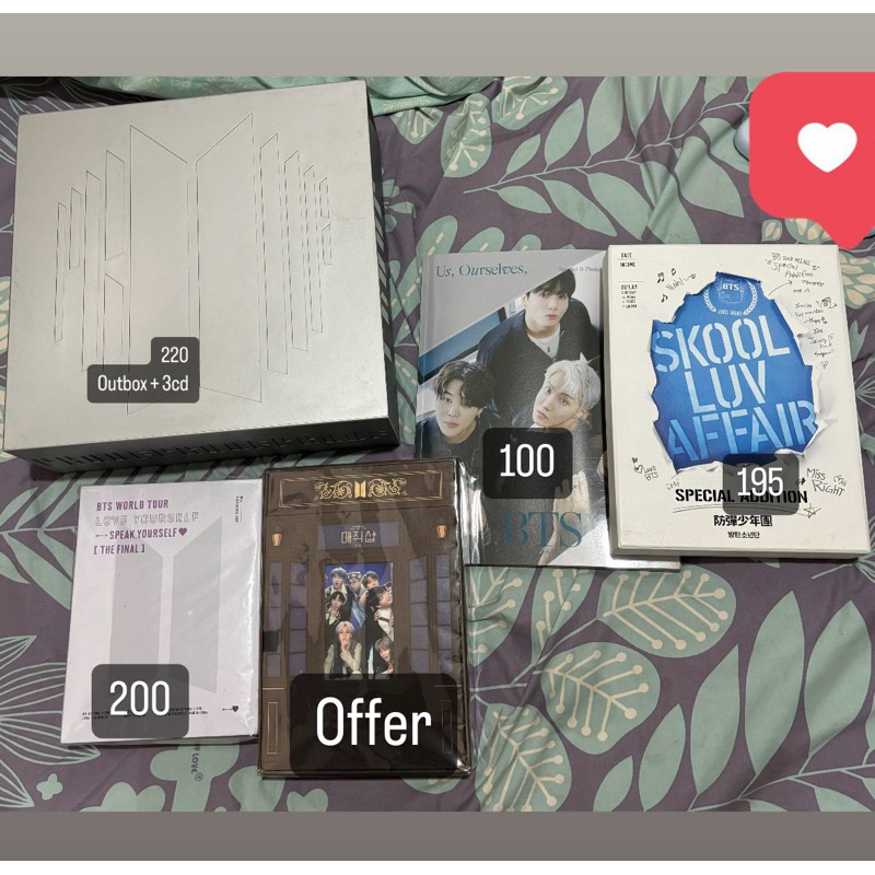 dvd magic shop album SLA speciak edition dvd speak yourself photobook bts group