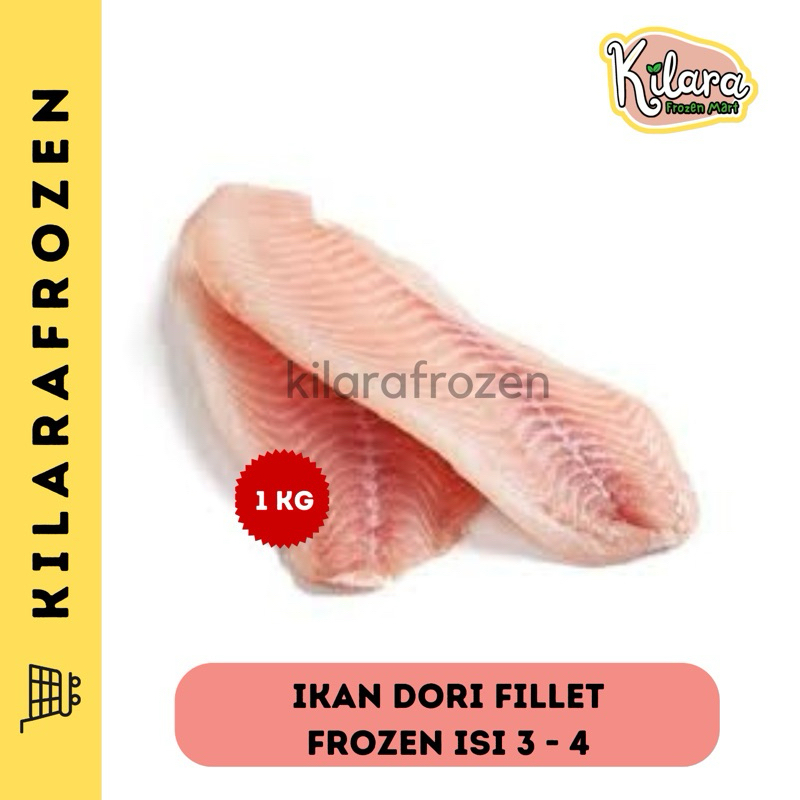 

IKAN DORRY FROZEN 1KG / IKAN DORI FILLET - KILARA FROZEN MART
