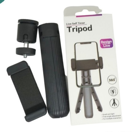HOT Tripod Live Self Timer / Holder 360 Derajat Small And Light Free Angle Adjustment Fot Multi Mult