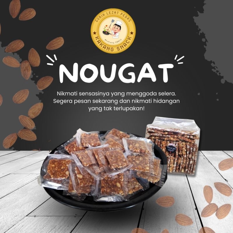 

NOUGAT TENG TENG KACANG CEMILAN SEHAT OLEH OLEH