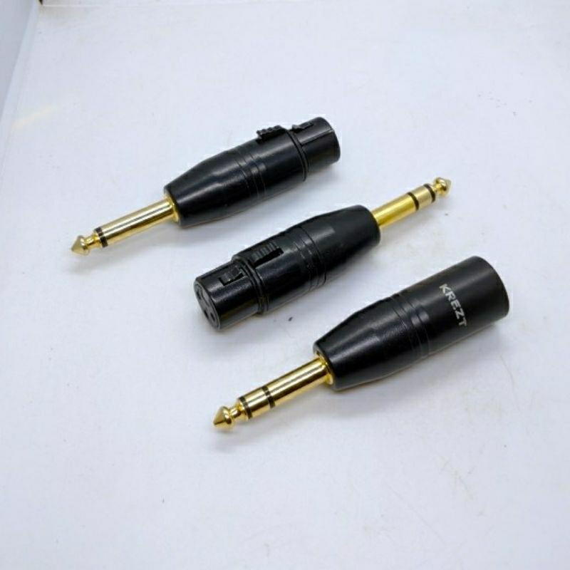 JACK AKAI MONO STEREO TO JACK XLR MALE FEMALE MEREK ORIGINAL KREZT