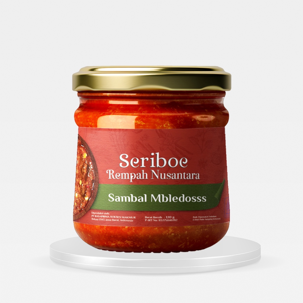 

Sambal Mbledosss Seriboe Rempah Nusantara 120 Gram