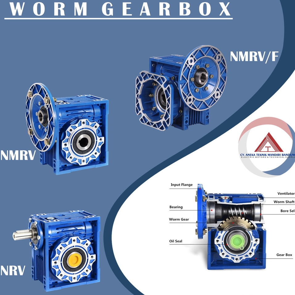 WORM GEARBOX NMRV, NMR, NMRV/F