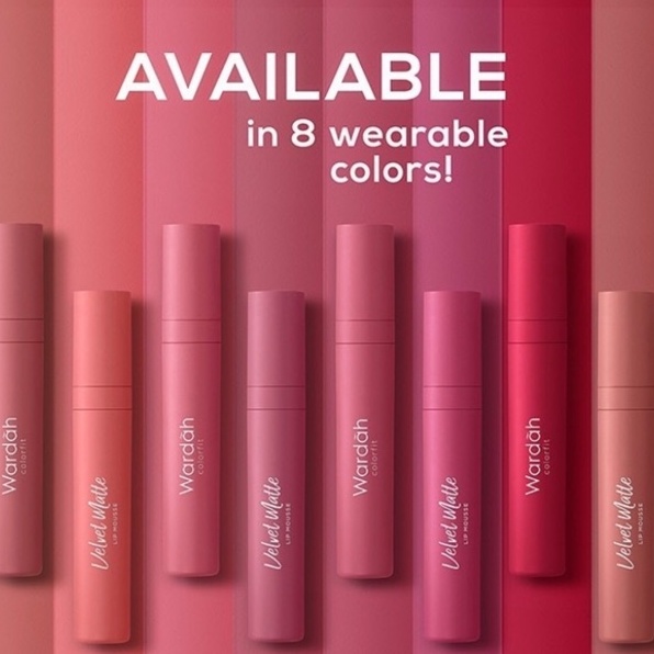 spTerlaris WARDAH Velvet Lip Cream  WARDAH Colorfit Velvet Matte Lip Mousse 4g  Lipcream Lip Mouse L