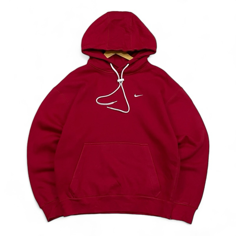 Hoodie Nike Drawstring Red