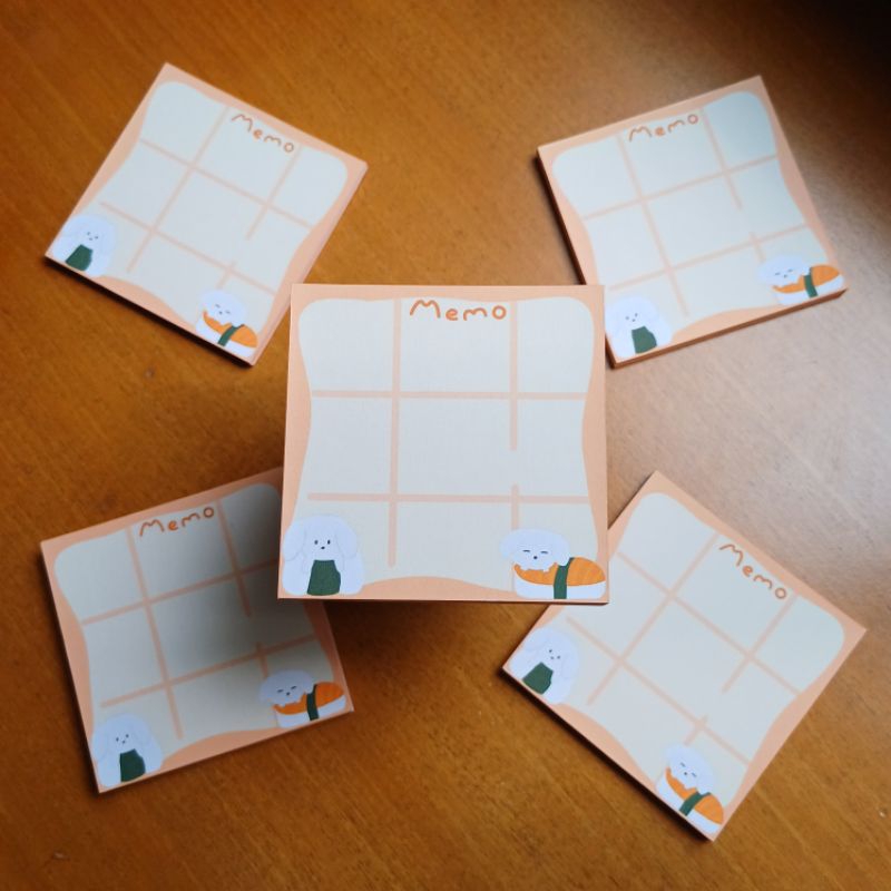 

Moonistudioo / Sushi Japanese Food Edition Memopad Note