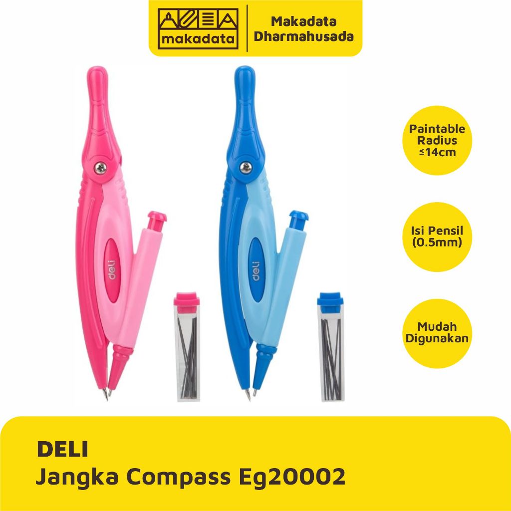 

MATH SET | JANGKA DELI COMPASS EG20002 (1 SET)