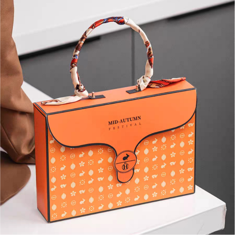 1SETS kotak Mooncake kotak kue bulan kotak mooncake premium dus mooncake 50-75GR