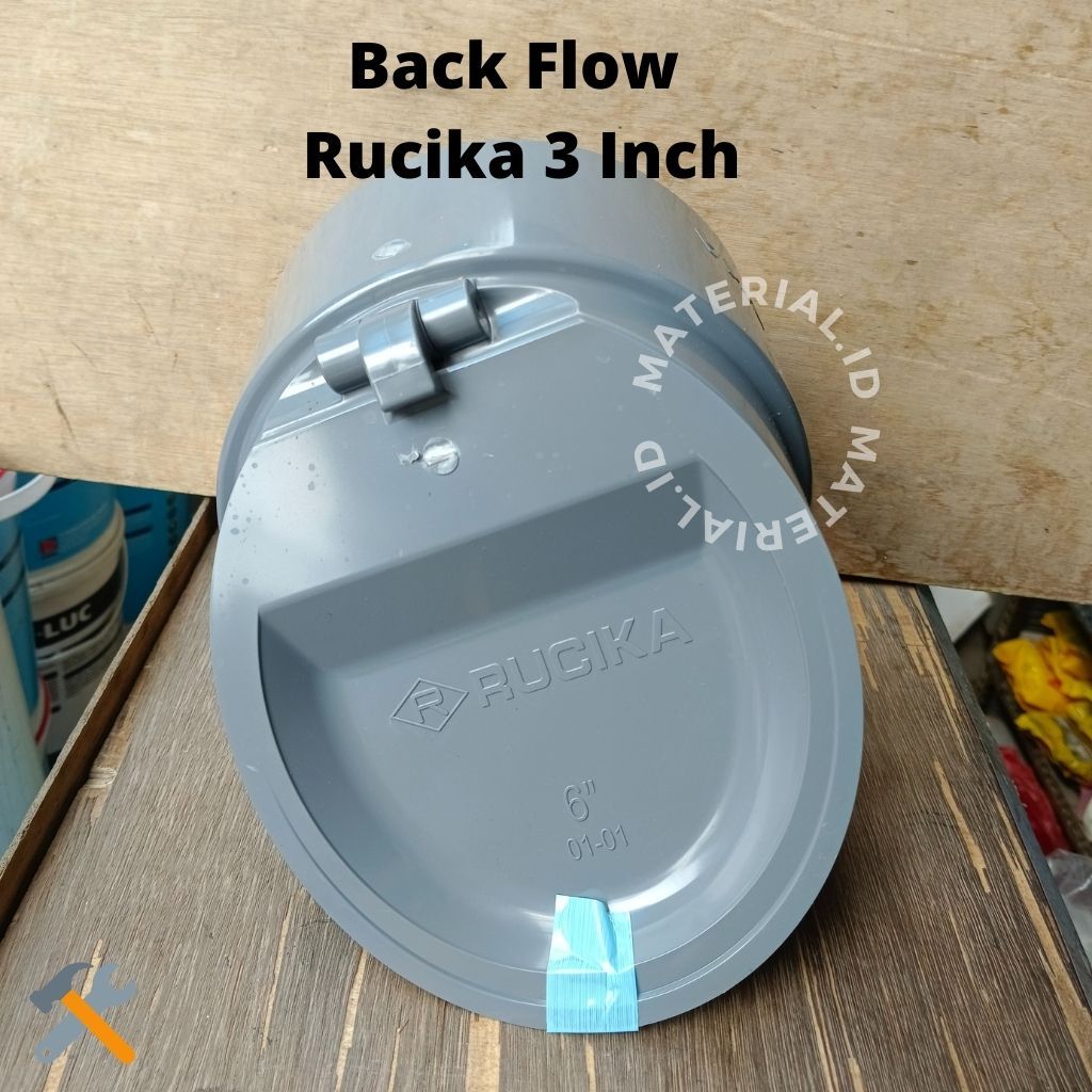 RUCIKA Backflow Valve 3 " inch in Dop Tutup Pipa Got Pembuangan Anti Tikus Ular Kecoa Peralon Paralo