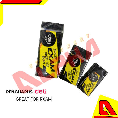 

PENGHAPUS DELI/ERASER UJIAN EXAM DELI