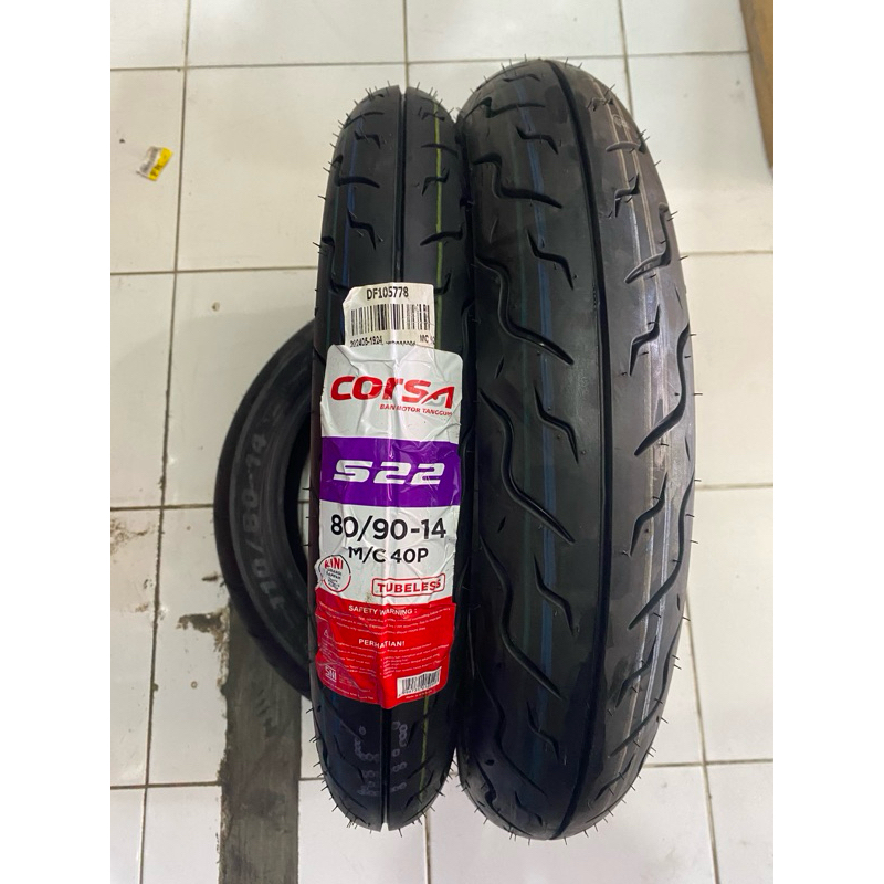 Ban CORSA S22 80/90-14(Tubeless)