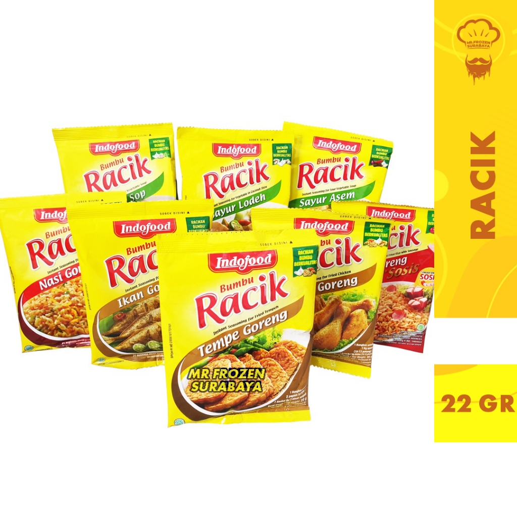 

Bumbu Racik Bubuk dan Pasta Indofood Varian Bumbu Masak Instan