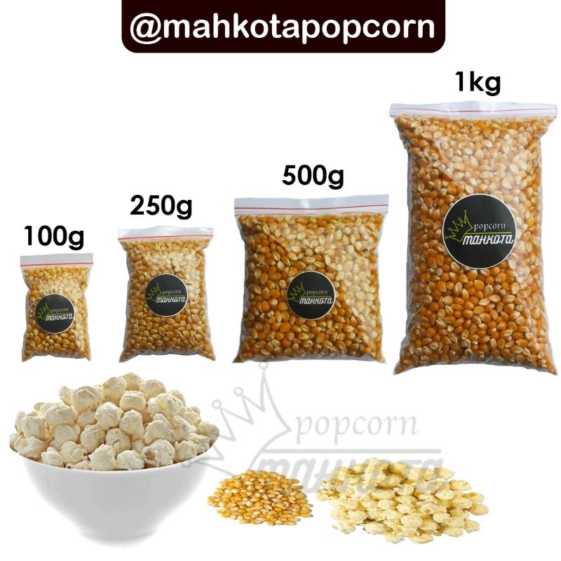 

Jagung Popcorn Mushroom Jagung bulat seperti jamur - Popcorn Mahkota