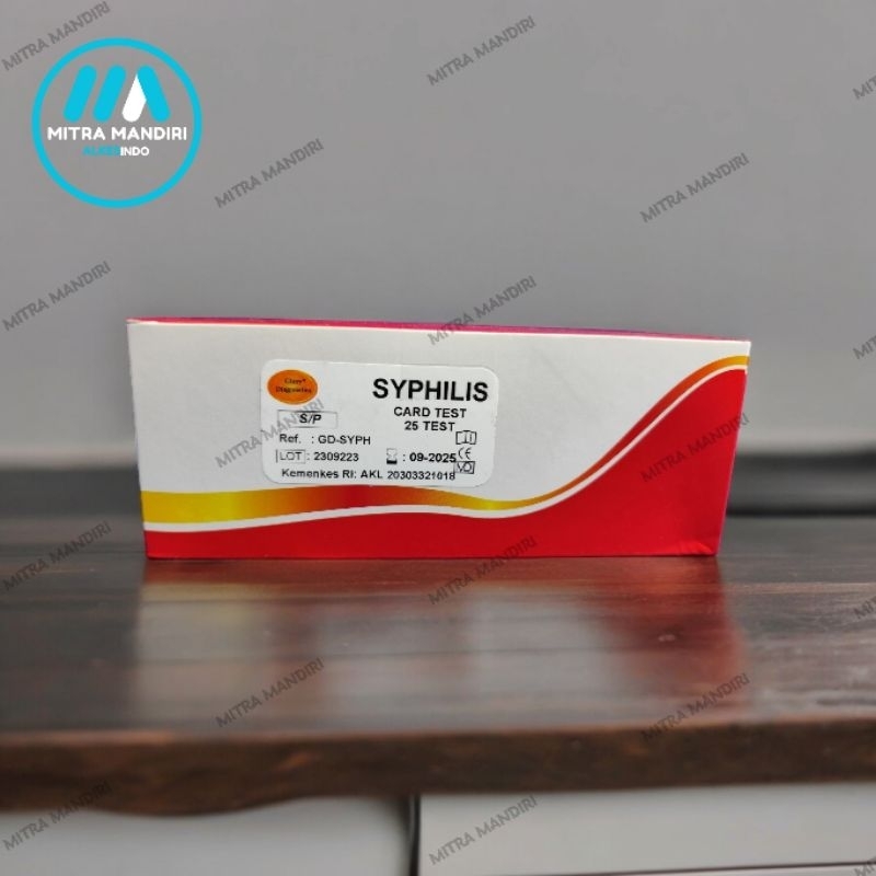 Rapid test VDRL Syphilis TP SYPILIS - sifilis test card - test syphilis 25 test glory