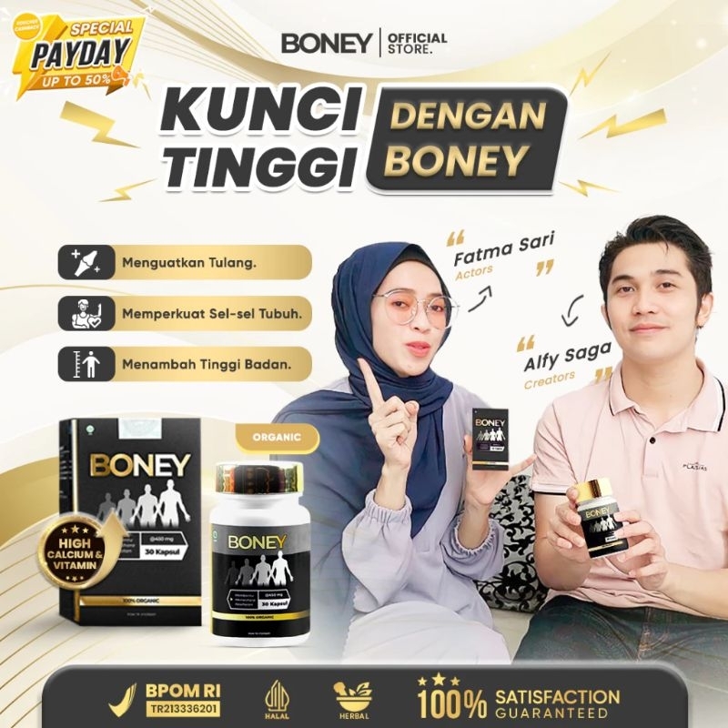 BONEY PENINGGI BADAN / KAPSUL PENINGGI BADAN ORIGINAL