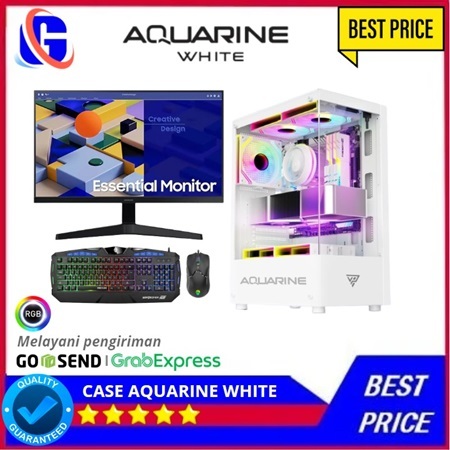 PC Lengkap  Ryzen 3 3200G / VGA R7 350 4GB / SSD 120 GB /RAM 16GB / LED 22