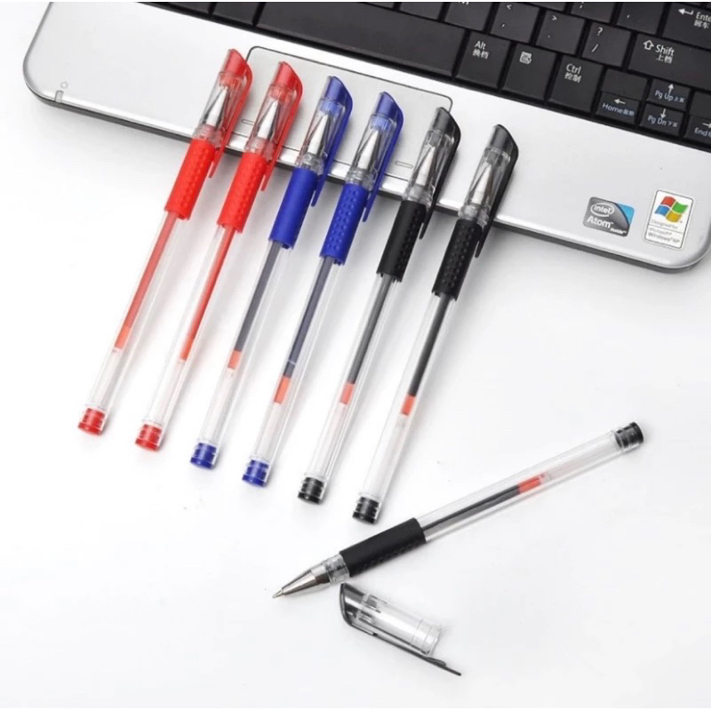 

Pena Gel 0.55mm Standard Pulpen tinta cair 1Pcs Alat Tulis Sekolah Kantor Pen Warna Pena Ujung Lancip ATK