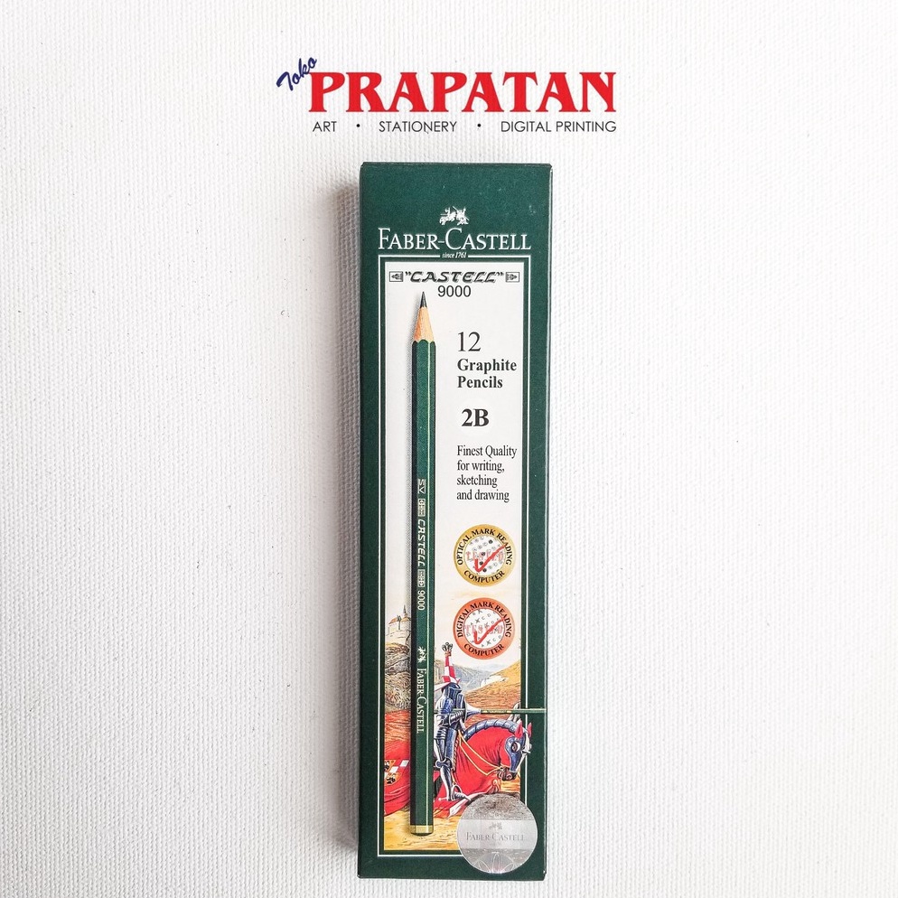 

Faber Castell Graphite Pencils 2B Pack 12 pcs s X4Y8