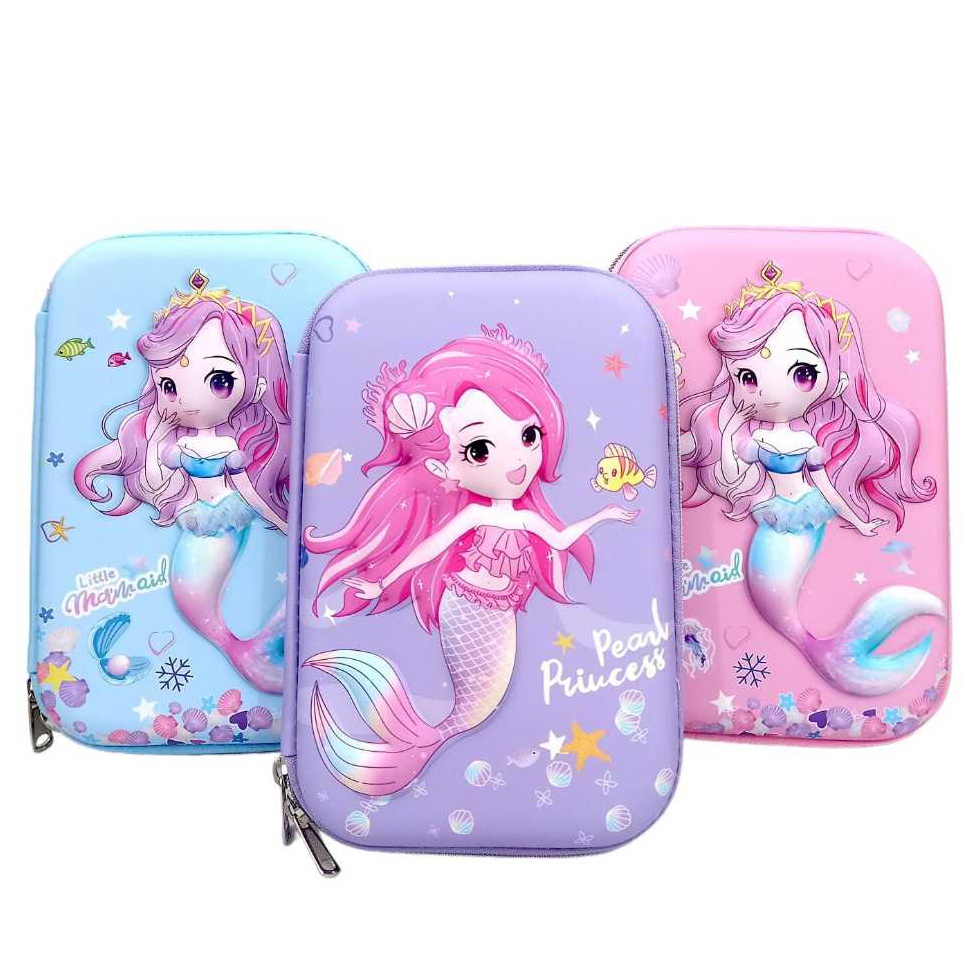 

Kotak Pensil 3D Timbul Mermaid Kekinian Tempat Pensil 3D Mermaid Dosgrip Anak Kado Ultah Anak Perempuan Keren w VC5