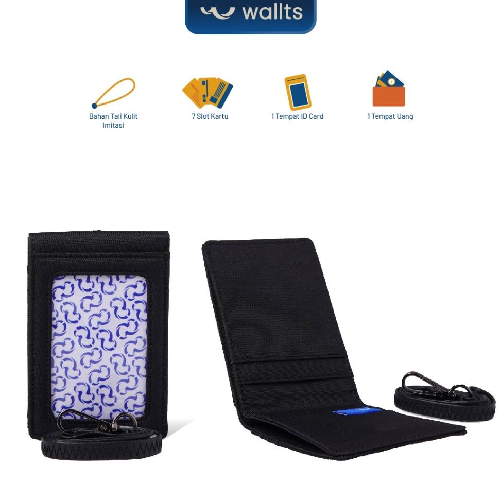 

Wallts New Helen Polos Dompet Lanyard Card Gantungan Id Card Name Tag Pria Wanita e D3I4