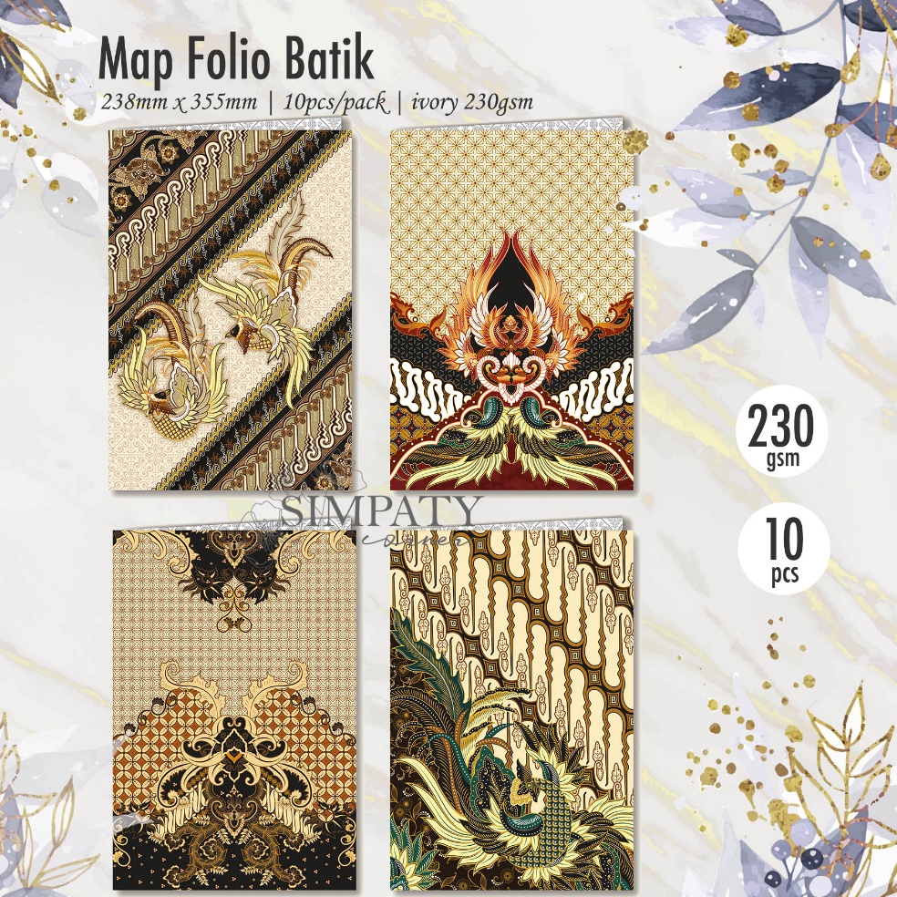 

Stopmap Map kertas Stop Map folio batik Simpaty q P6E5