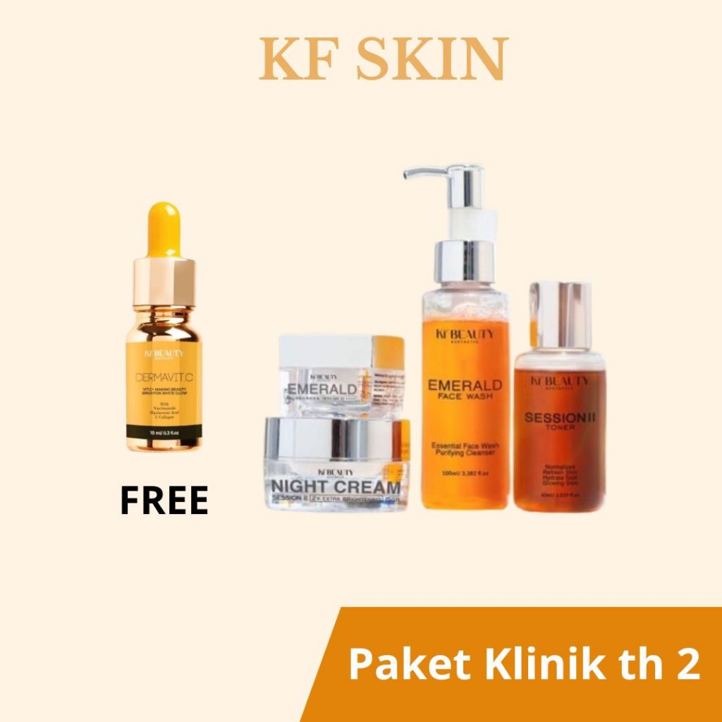 KF SKIN KLINIK TAHAP 2 FREE DERMAVIT C