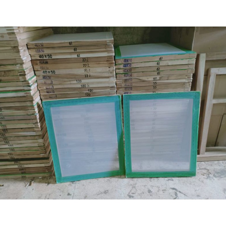 

SCREEN SABLON 4x5 T485455T61T77T9 PUTIH d Q6B5