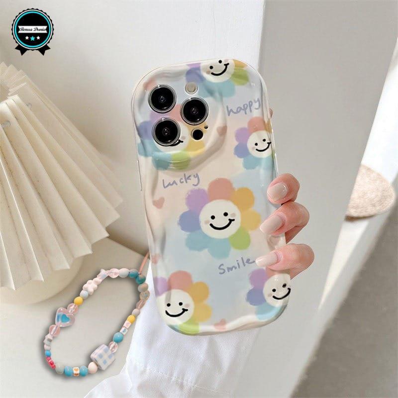 GL032 Premium Case Melting Lucky Bracelet Softcase / Casing Hp For REALME C75 C63 C1 C2 5 5i C3 8 12