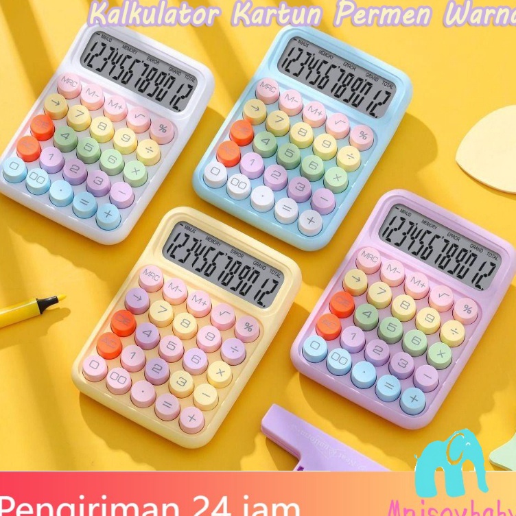 

CODKalkulator Kawaii Korea Kartun Permen Warna Keyboard Mekanik Senyap Layar Besar Portable Mudah Digunakan Kalkulator Untuk Kantor Desktop Kalkulator Belajar Keuangan m Q2E7