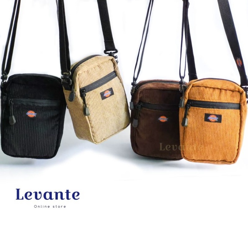 KODE I28Y tas selempang corduroy mini sling bag corduroy