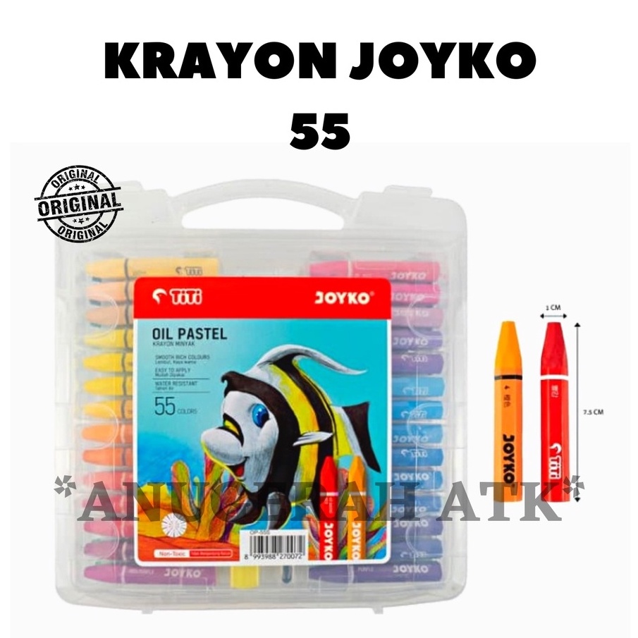 

Crayon Krayon Oil Pastel Titi Joyko isi 55 Original g U4C6