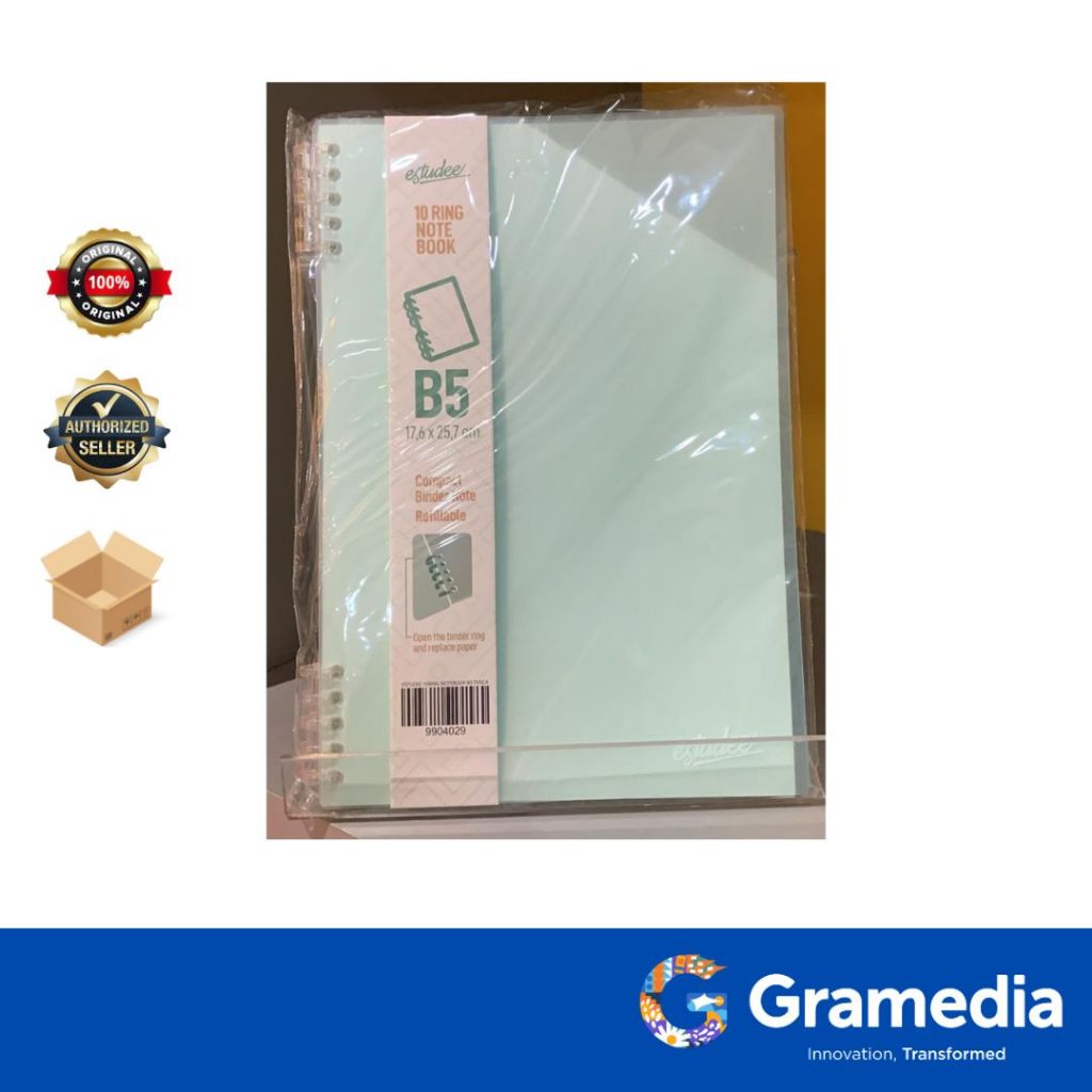 

Gramedia Surabaya - ESTUDEE 10RING NOTEBOOK B5 TOSCA