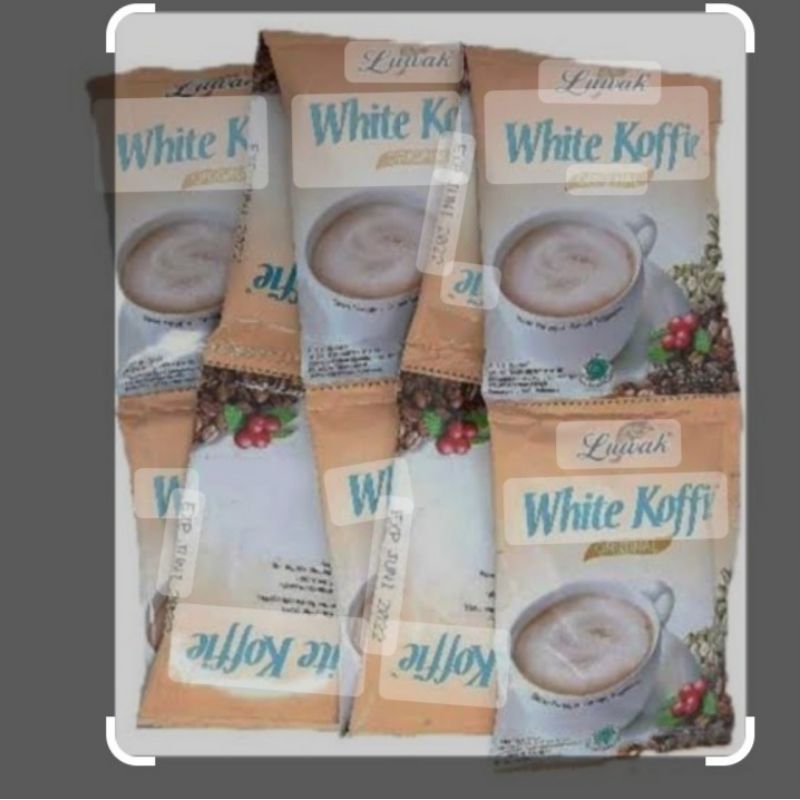 

kopil luwak white kopi 1 renteng isi 10 sashet