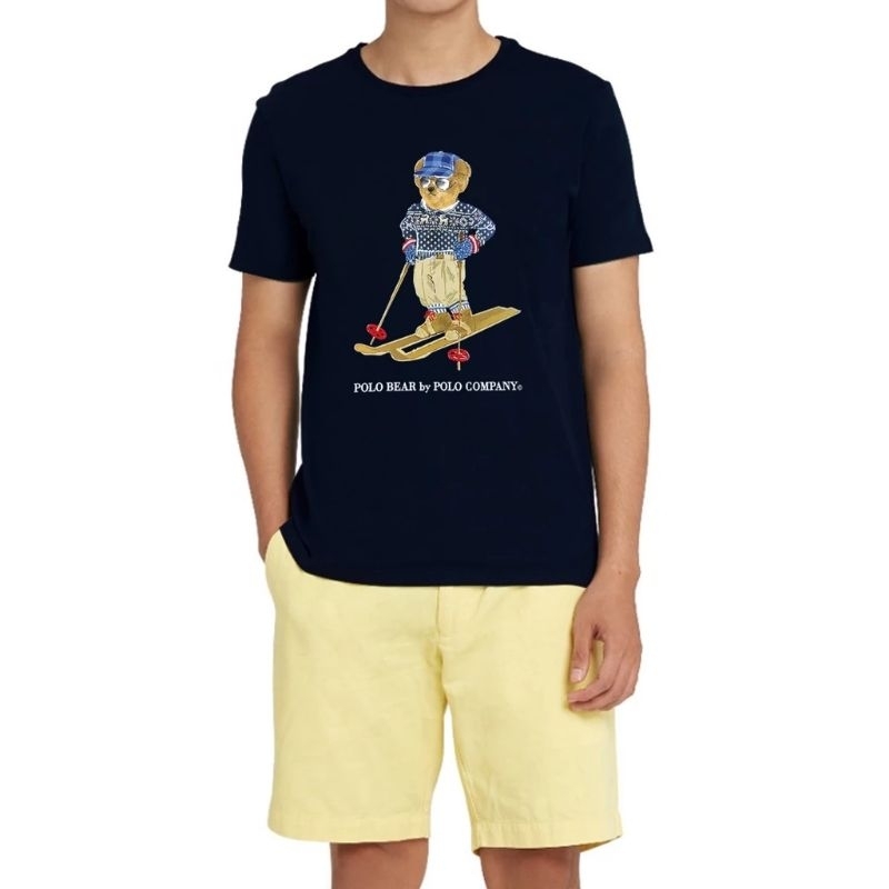 (POLO) Polo T-Shirt - Navy Bear Original