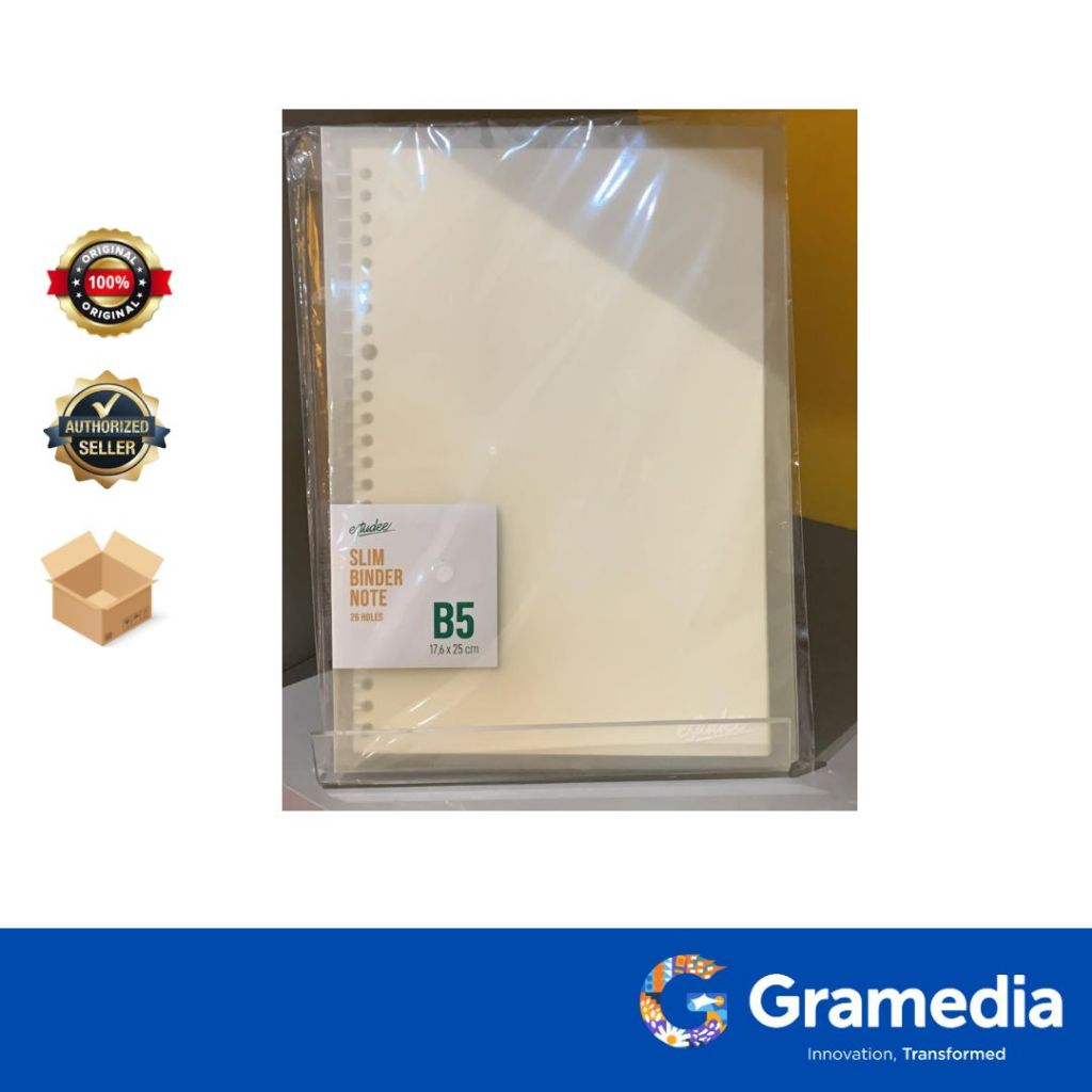 

Gramedia Surabaya - ESTUDEE BINDER NOTE SLIM B5 IVORY