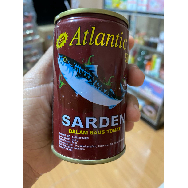 

sarden Atlantik kecil 155 gram