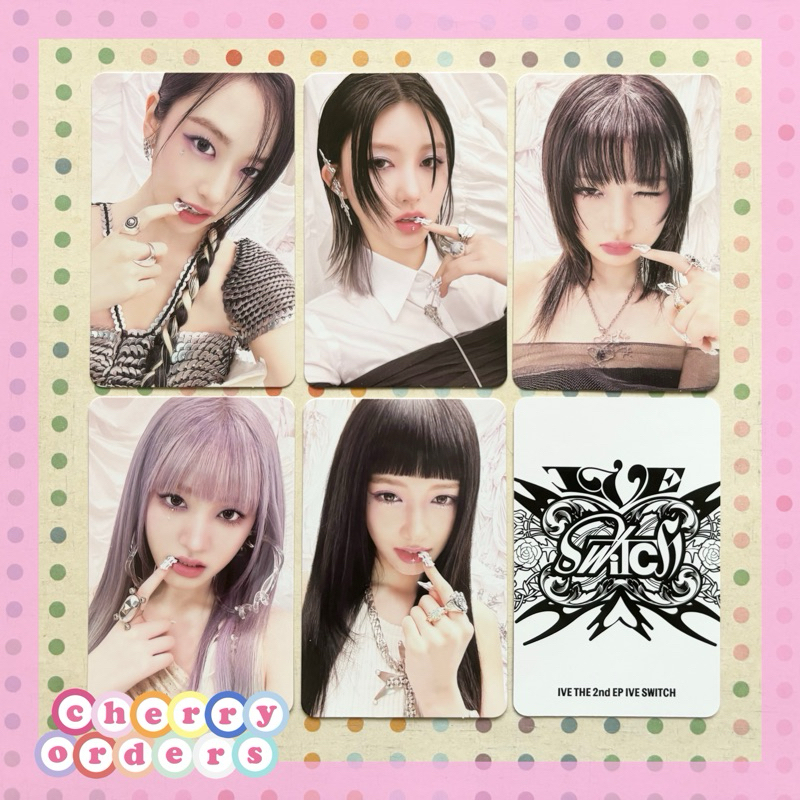 IVE Photocard Benefit Starship Square SSQ : IVE SWITCH Digipack Yujin Gaeul Rei Liz Leeseo