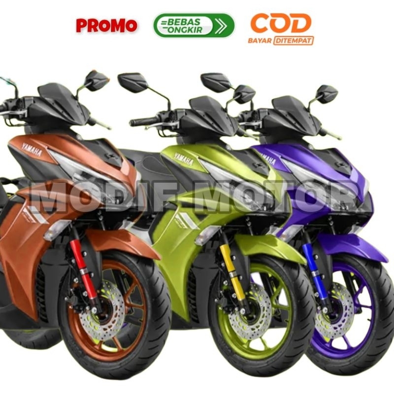 Cover Shock Aerox 155, Cover Shock Depan Yamaha Aerox 155 murah baget