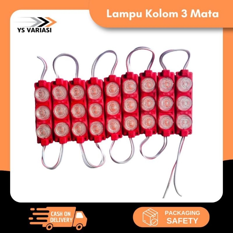 Lampu Kolong Modul 3 Mata 12 Volt Motor Mobil