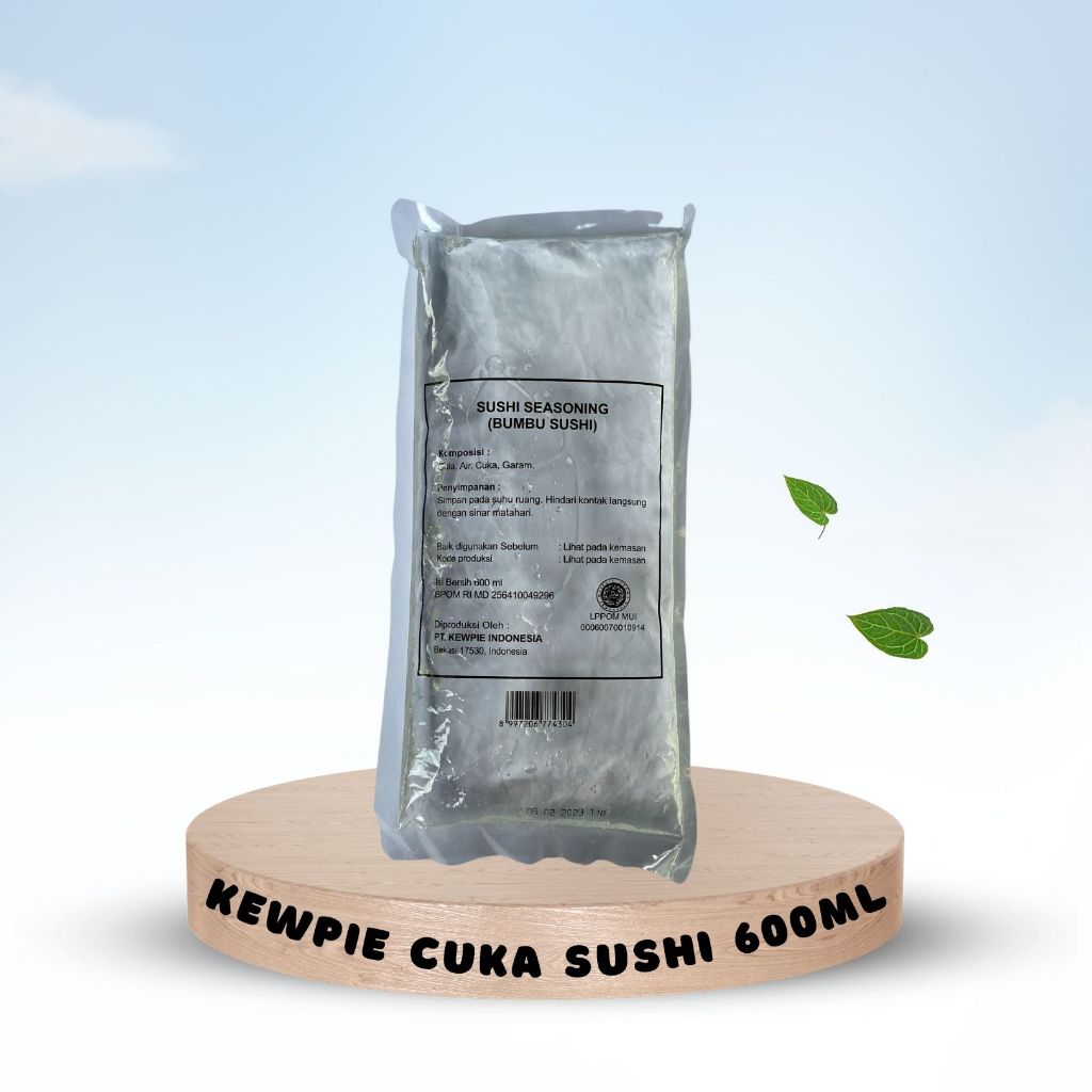 

Kewpie Cuka Sushi 600 ml - Sushi Vinegar Halal - Cuka Beras 600ml - Kewpie Sushi Seasoning 600ml