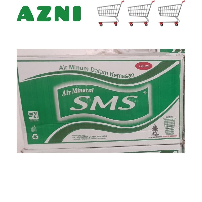 

SMS Air Mineral Gelas 220ml x 48pcs