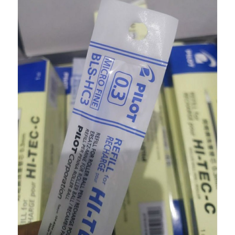 

lusinan refill isi ulang hitec pilot 3 hi tec per lusin pak y R5J2