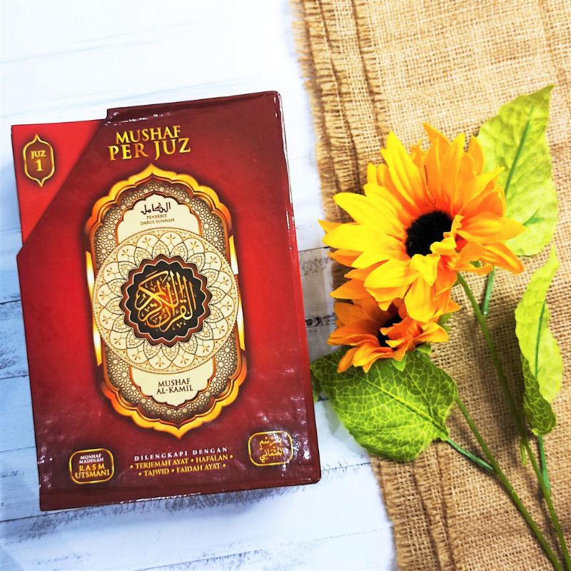Alquran hafalan per juz rasm utsmani madinah terjemah A5 mushaf hafalan madinah per juz