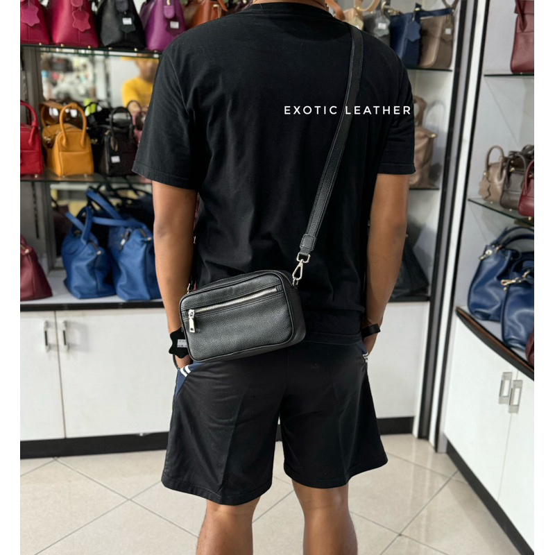 Tas handbag pria kulit asli