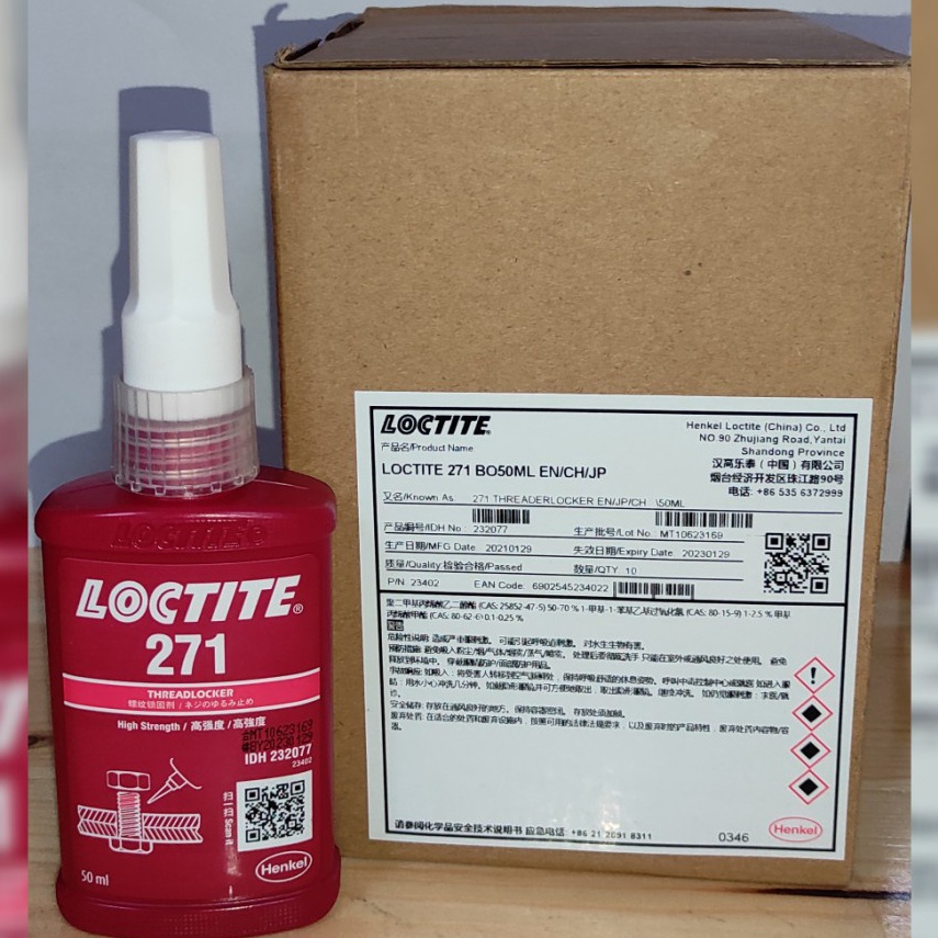 

Loctite 271 lem baut threadlocker 5ml t A8W3